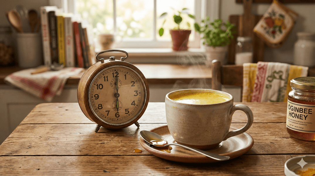 Thời điểm uống tinh bột nghệ mật ong tốt nhất cho người đau bao tử