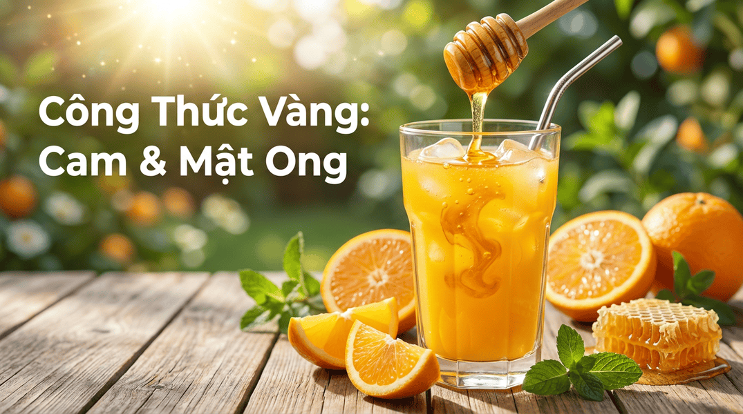 Tác dụng của nước cam mật ong trong việc tăng sức đề kháng