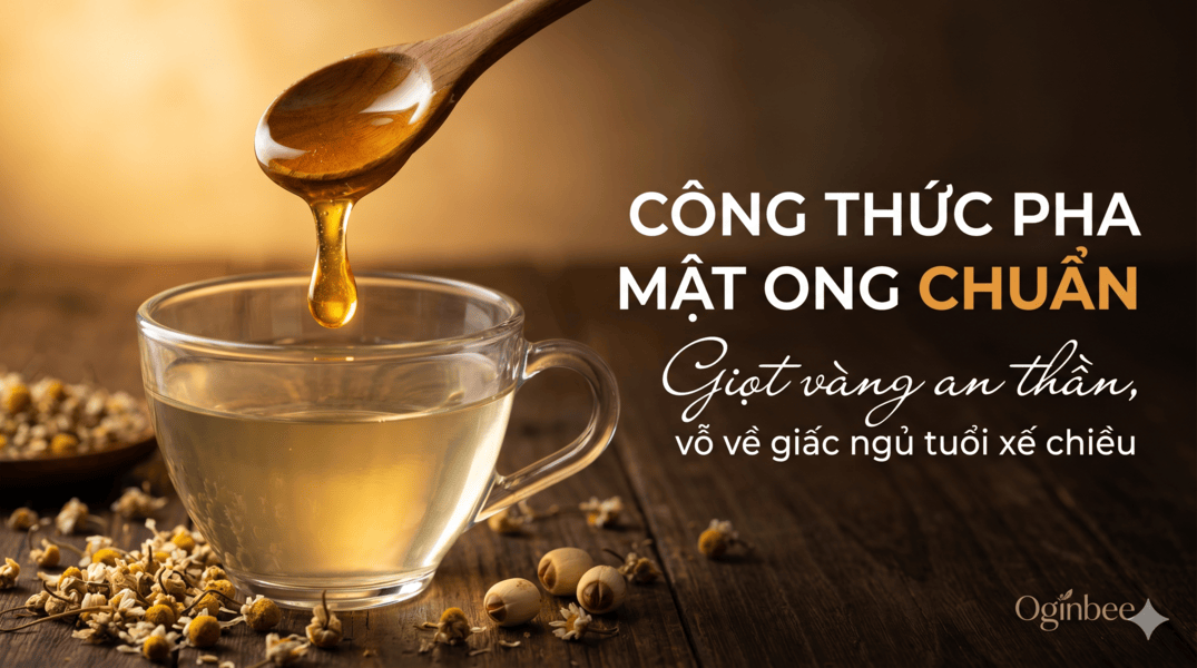 Cách pha mật ong rừng giúp người già ngủ sâu giấc