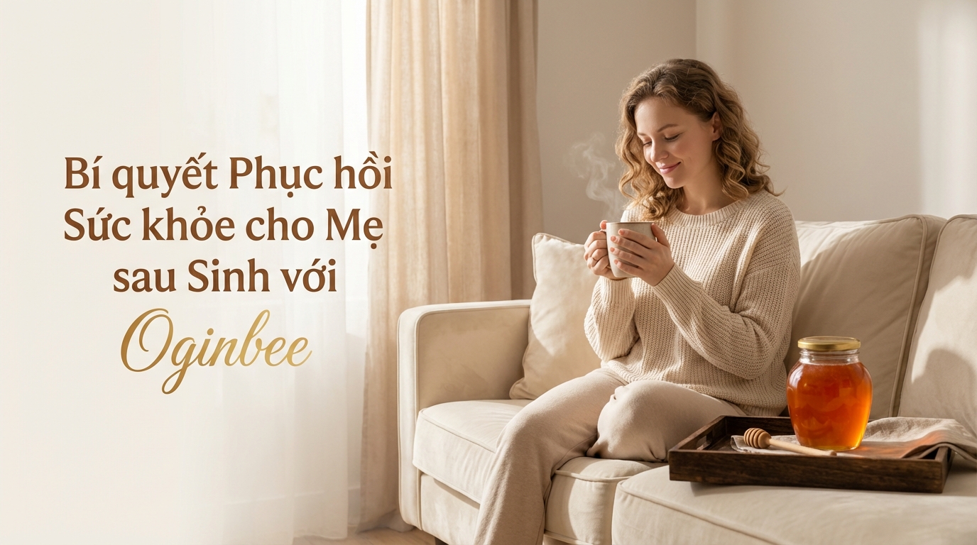 Phục hồi sức khỏe cho mẹ bỉm bằng mật ong rừng sau sinh